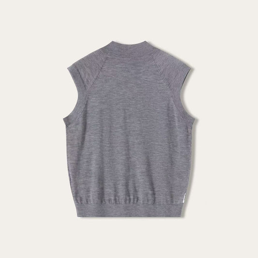 Women’s Fine-Spun Cashmere Sleeveless Mock Neck