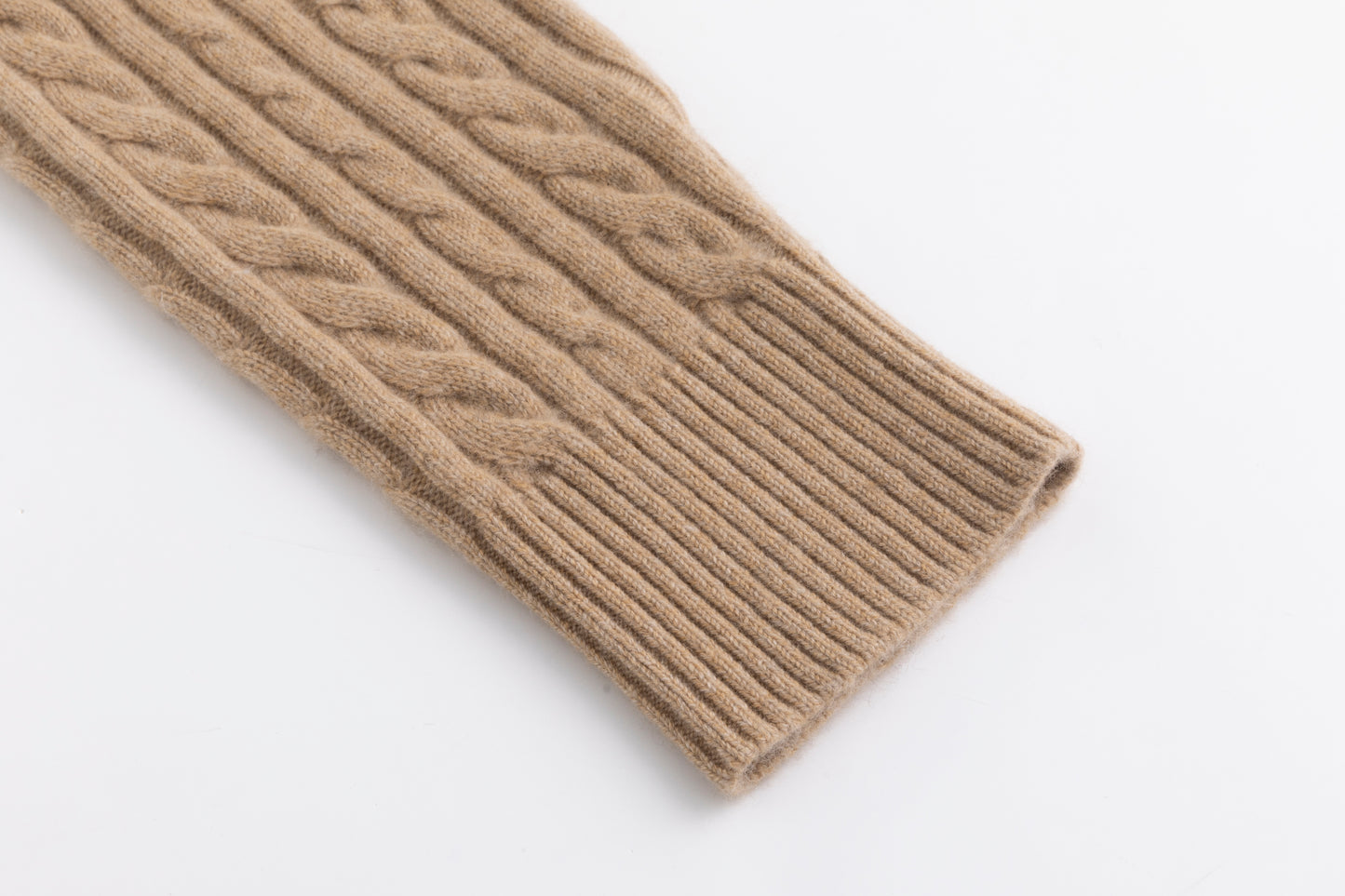 Cashmere Cable Half-Zip