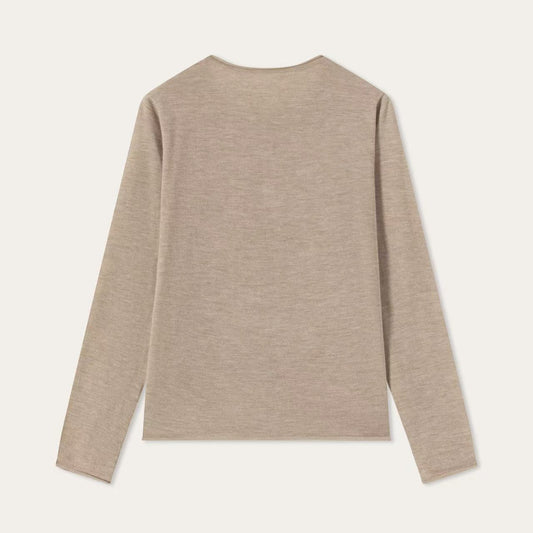 Women’s Fine-Spun Cashmere Crewneck Cardigan