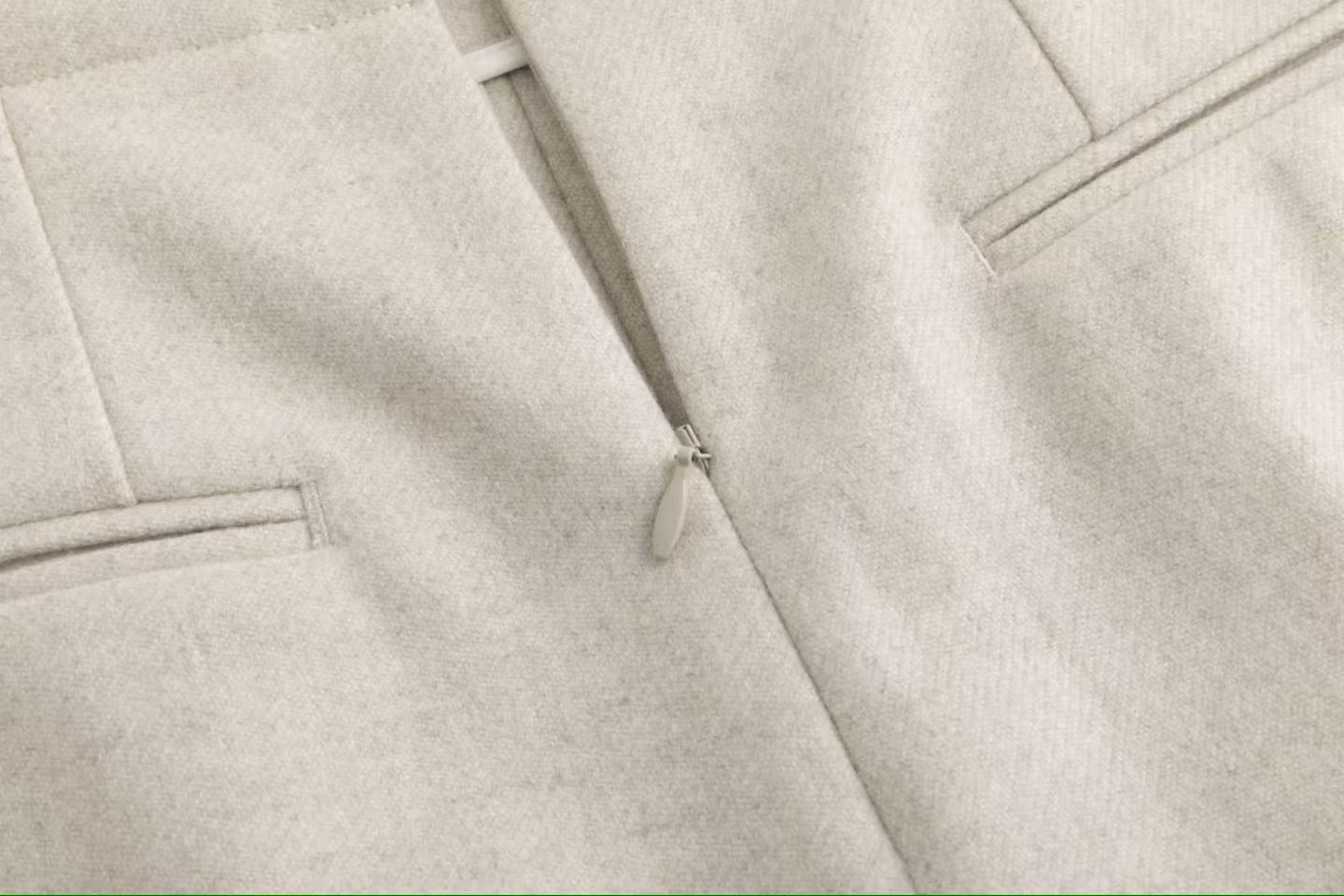 Women’s Cashmere Tailored Wide-Leg Trousers