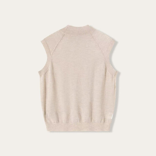 Women’s Fine-Spun Cashmere Sleeveless Mock Neck