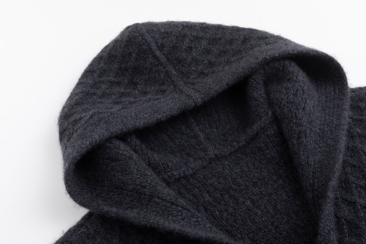 Classic Cashmere Hooded Cardigan