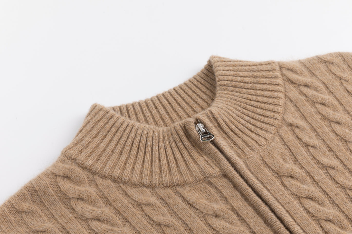 Cashmere Cable Half-Zip