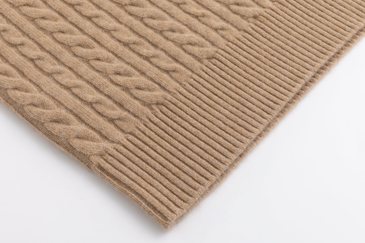 Cashmere Cable Half-Zip