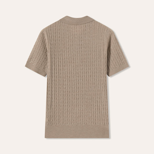 Women’s Fine-Spun Cashmere Cable Polo