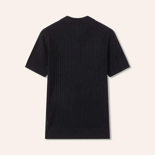 Women’s Fine-Spun Cashmere Cable Polo