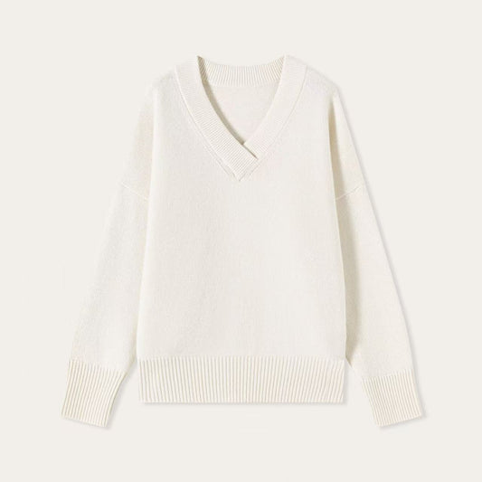 Soft Cashmere V-Neck Sweater