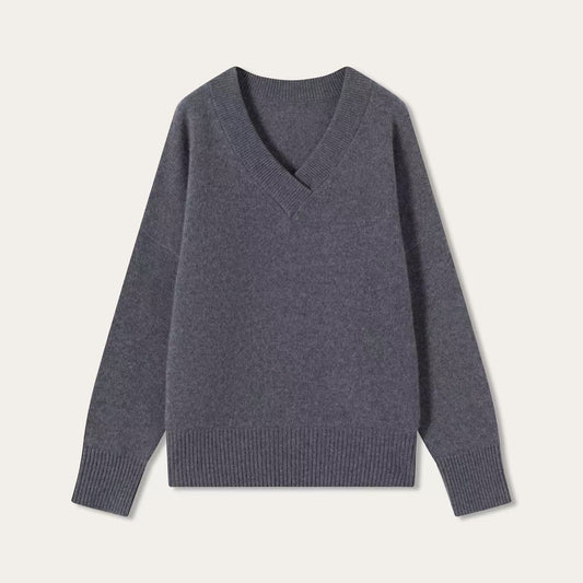 Soft Cashmere V-Neck Sweater