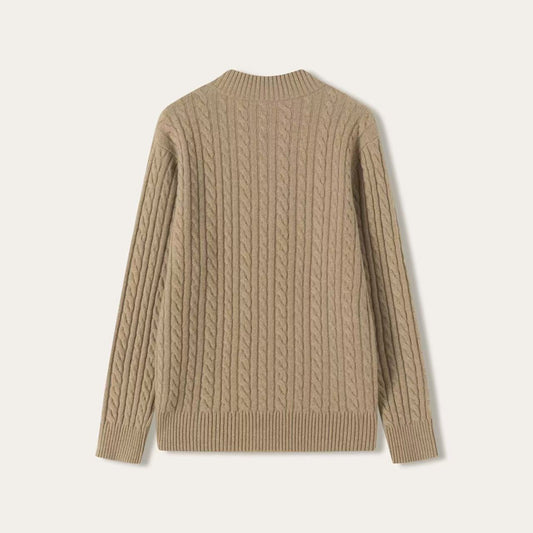 Cashmere Cable Half-Zip