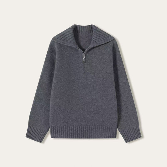 Classic Cashmere Half-Zip Sweater