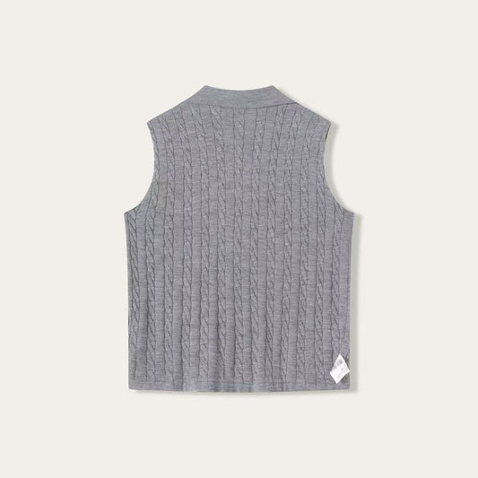 Women’s Fine-Spun Cashmere Sleeveless Polo